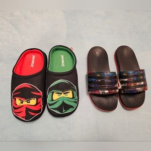 Lego Ninjago slides and slippers